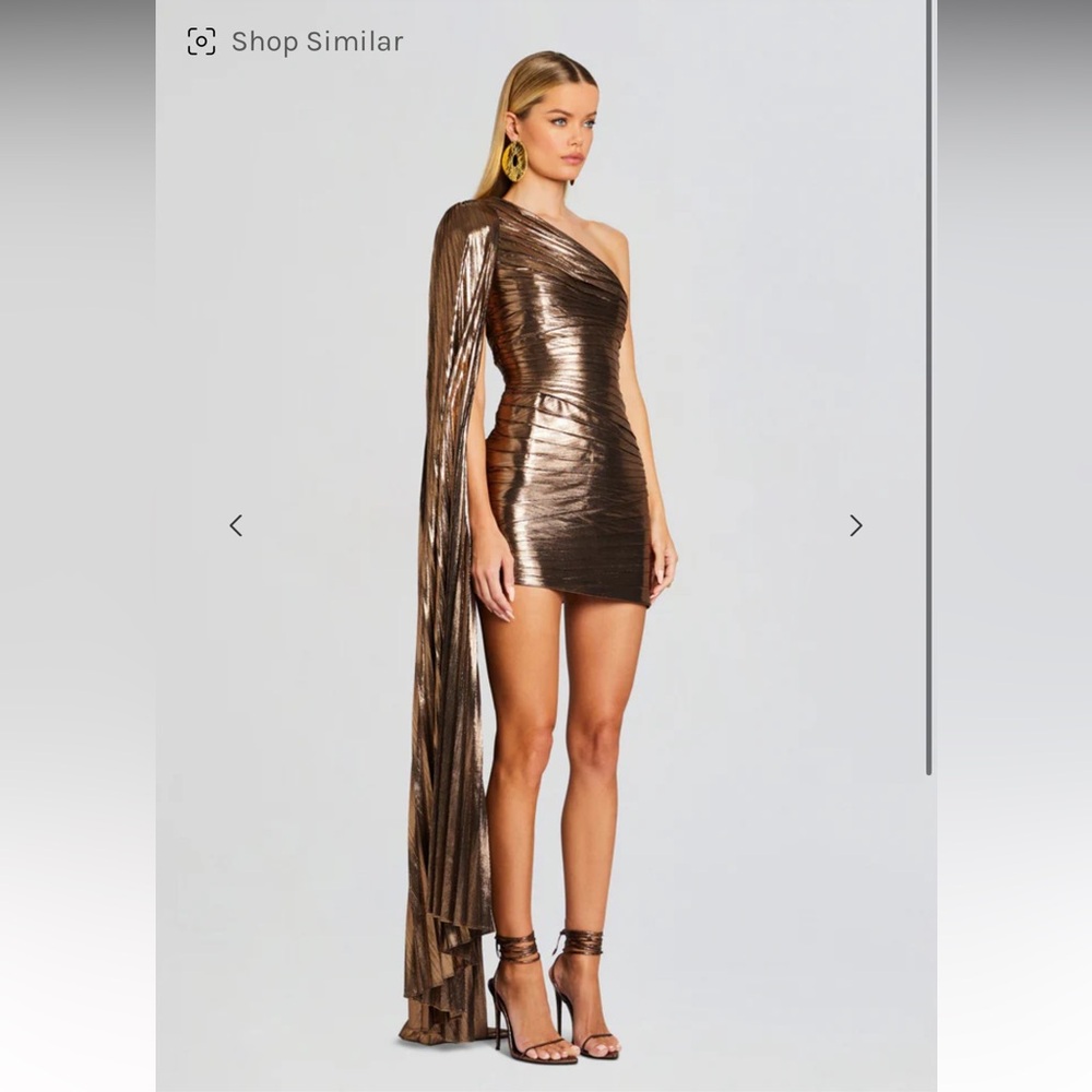Gold Karena Dress NWT retrofete